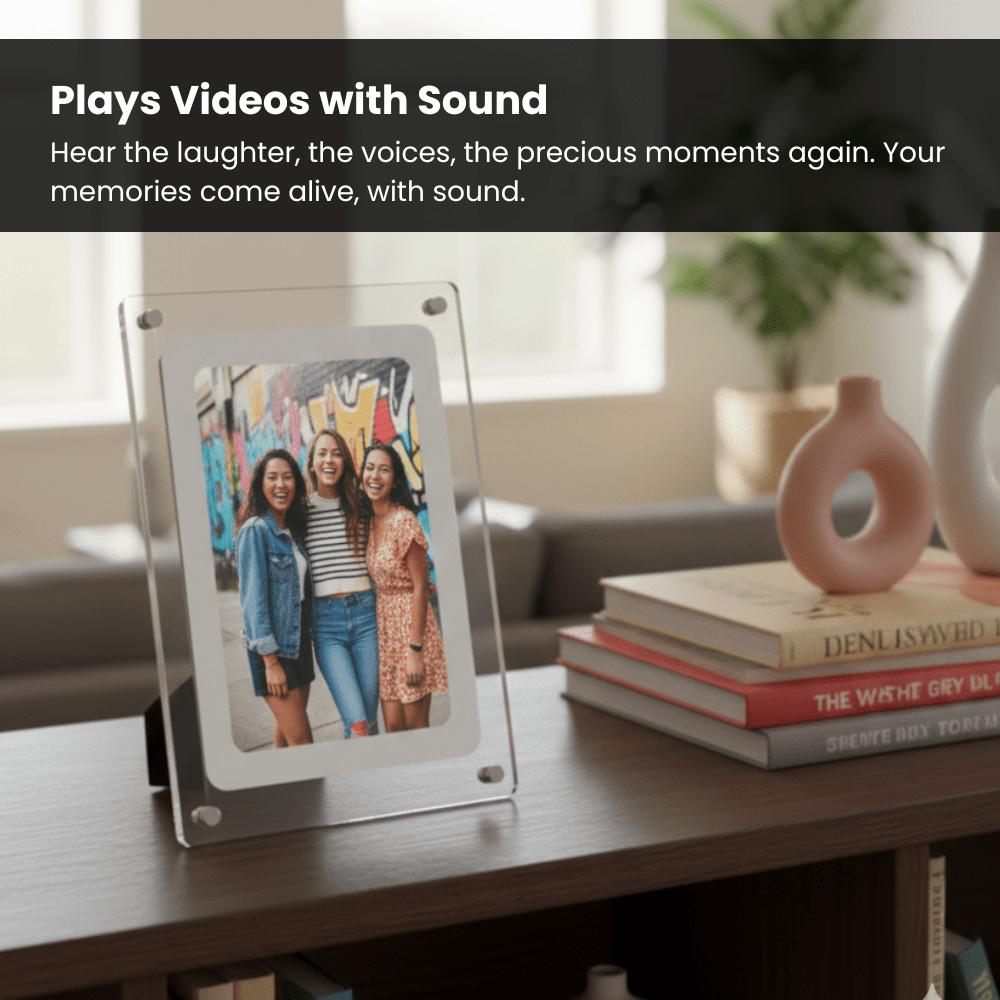 The Digital Frame That Plays Your Photos & Videos