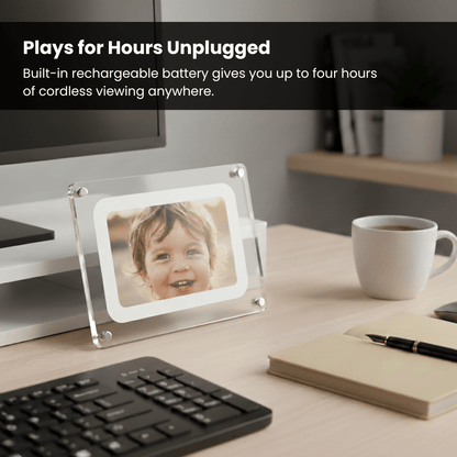 The Digital Frame That Plays Your Photos & Videos